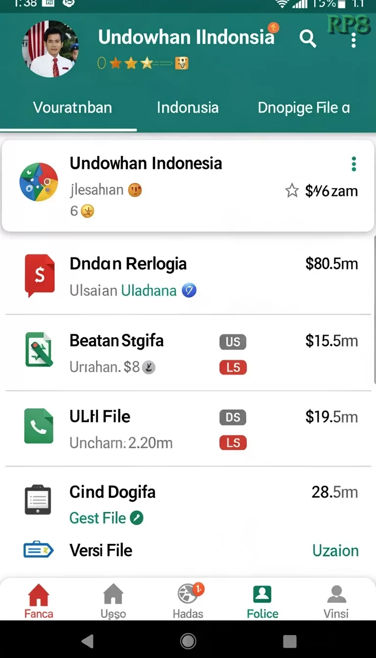 Cuplikan layar PARISBOLA — halaman utama