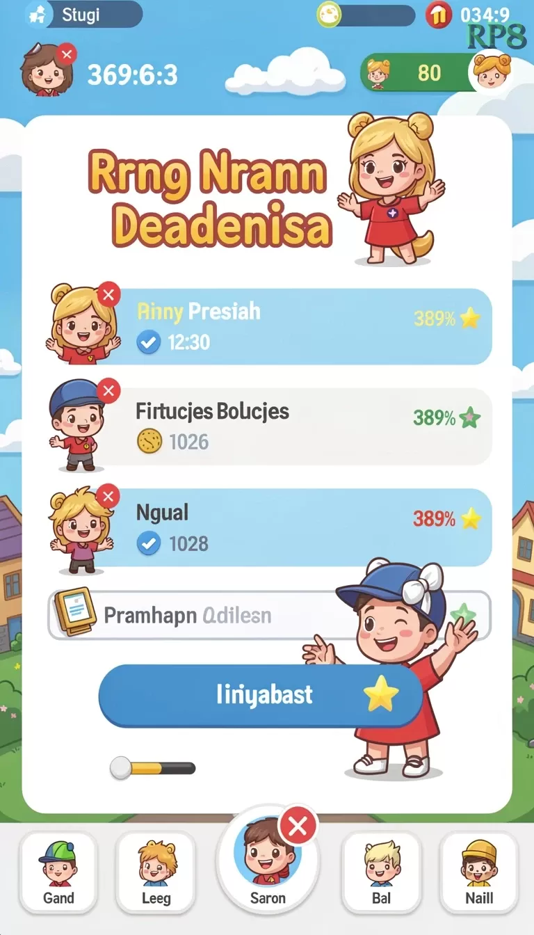 Cuplikan layar PARISBOLA — menu navigasi