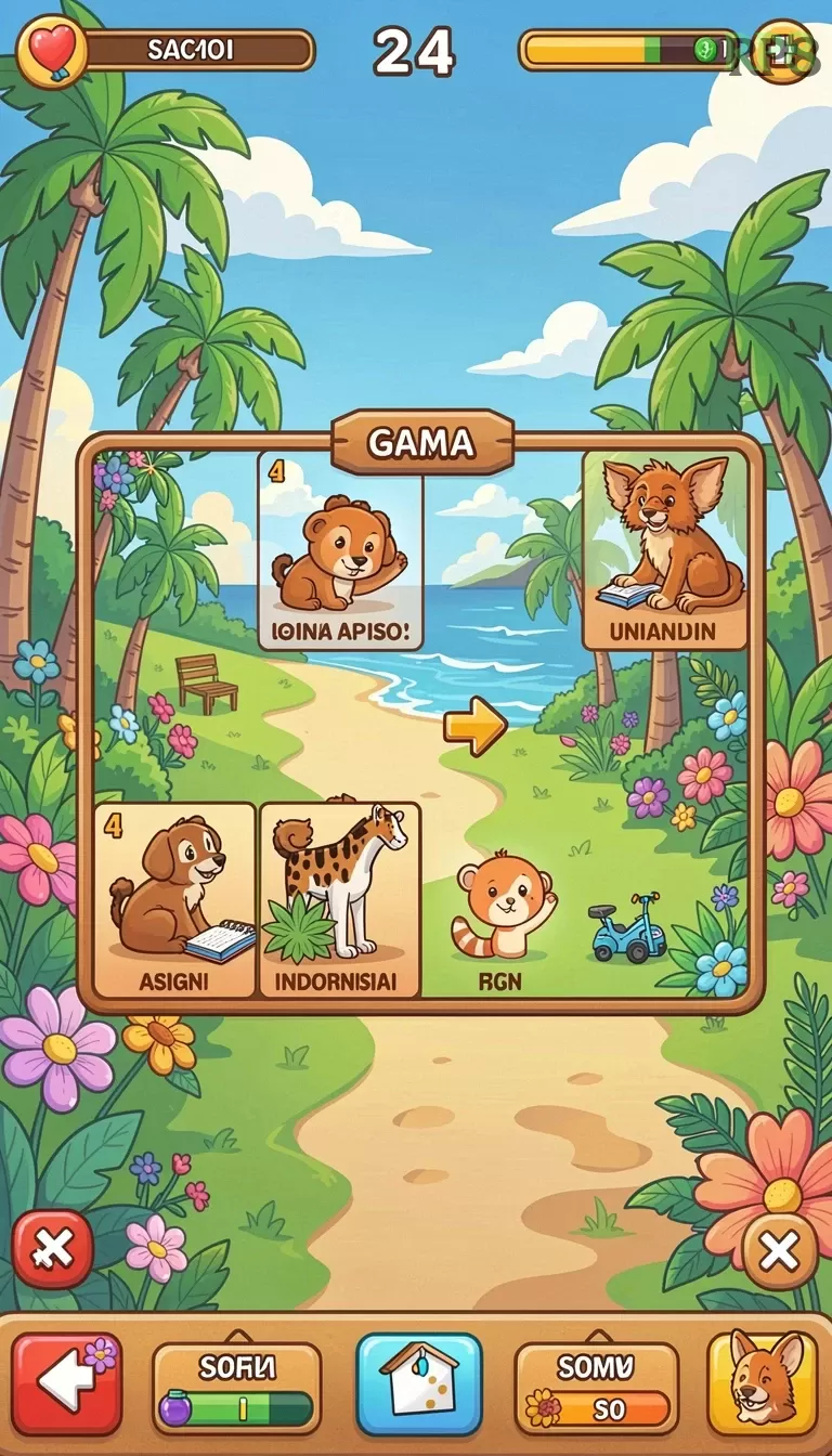 Cuplikan layar JAVO88 — menu navigasi