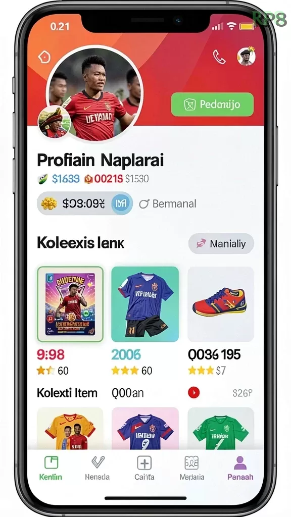 Cuplikan layar PREMAN69 — menu navigasi